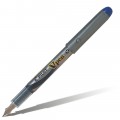 Ручка перьевая PILOT V-Pen Silver синяя 0,7мм 13