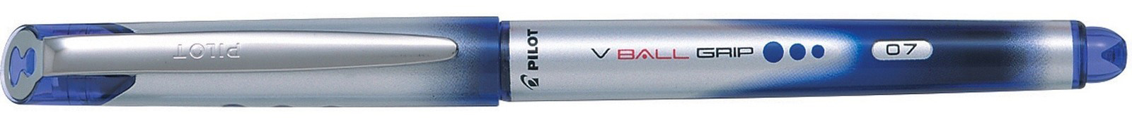 В подарок ручка роллер с жидкими чернилами PILOT V-Ball Grip в блистере синяя 0,7мм