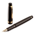 Ручка перьевая PILOT Justus 95 черный корпус с золотом перо F 2