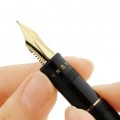 Ручка перьевая PILOT Justus 95 черный корпус с золотом перо F 6