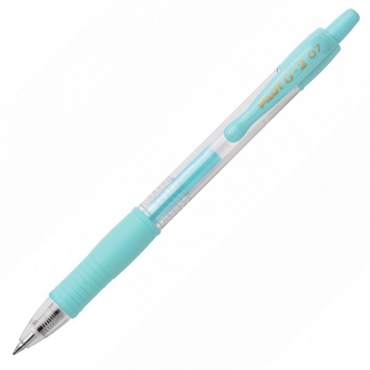 Ручка гелевая PILOT G2 Pastel голубая 0,7мм
