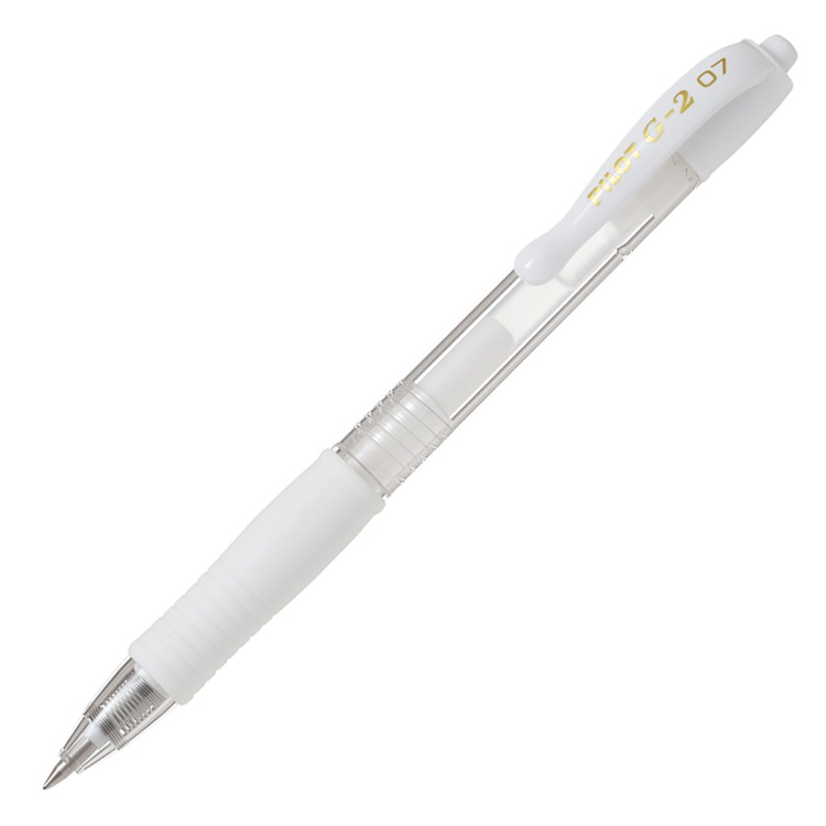 Ручка гелевая PILOT G2 Pastel белая 0,7мм