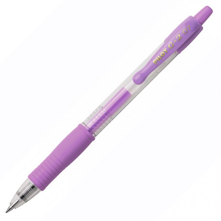Ручка гелевая PILOT G2 Pastel фиолетовая 0,7мм