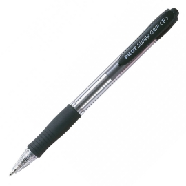 Ручка шариковая PILOT Super Grip черная 0,7мм