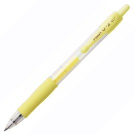 Ручка гелевая PILOT G2 Pastel желтая 0,7мм