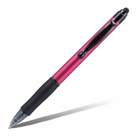Ручка гелевая со стилусом PILOT G2 PenStylus красный корпус черная 0,7мм