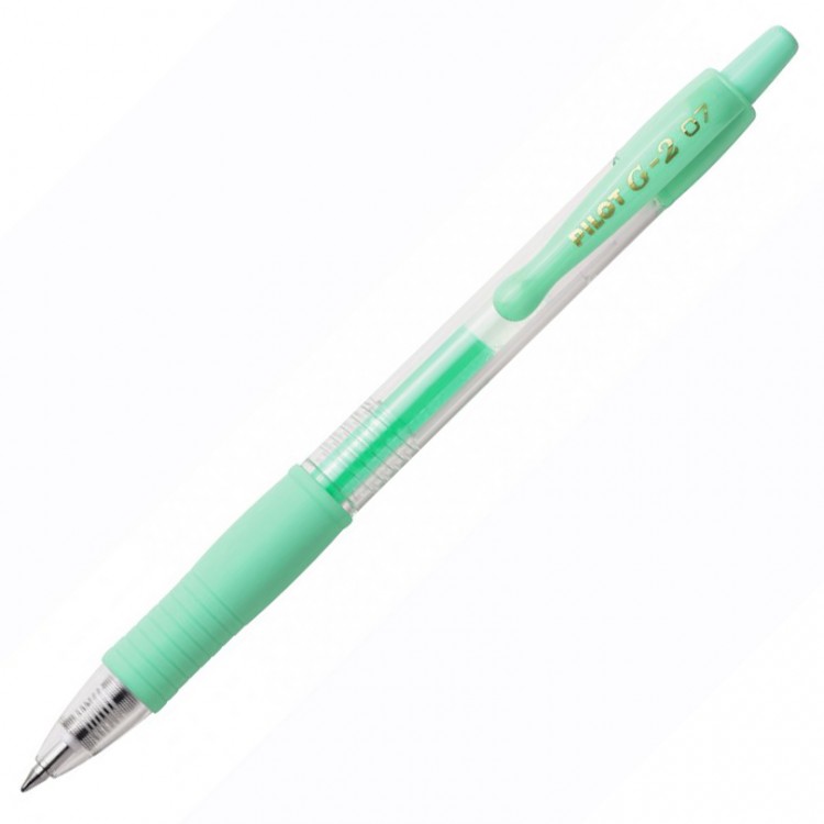 Ручка гелевая PILOT G2 Pastel светло-зеленая 0,7мм