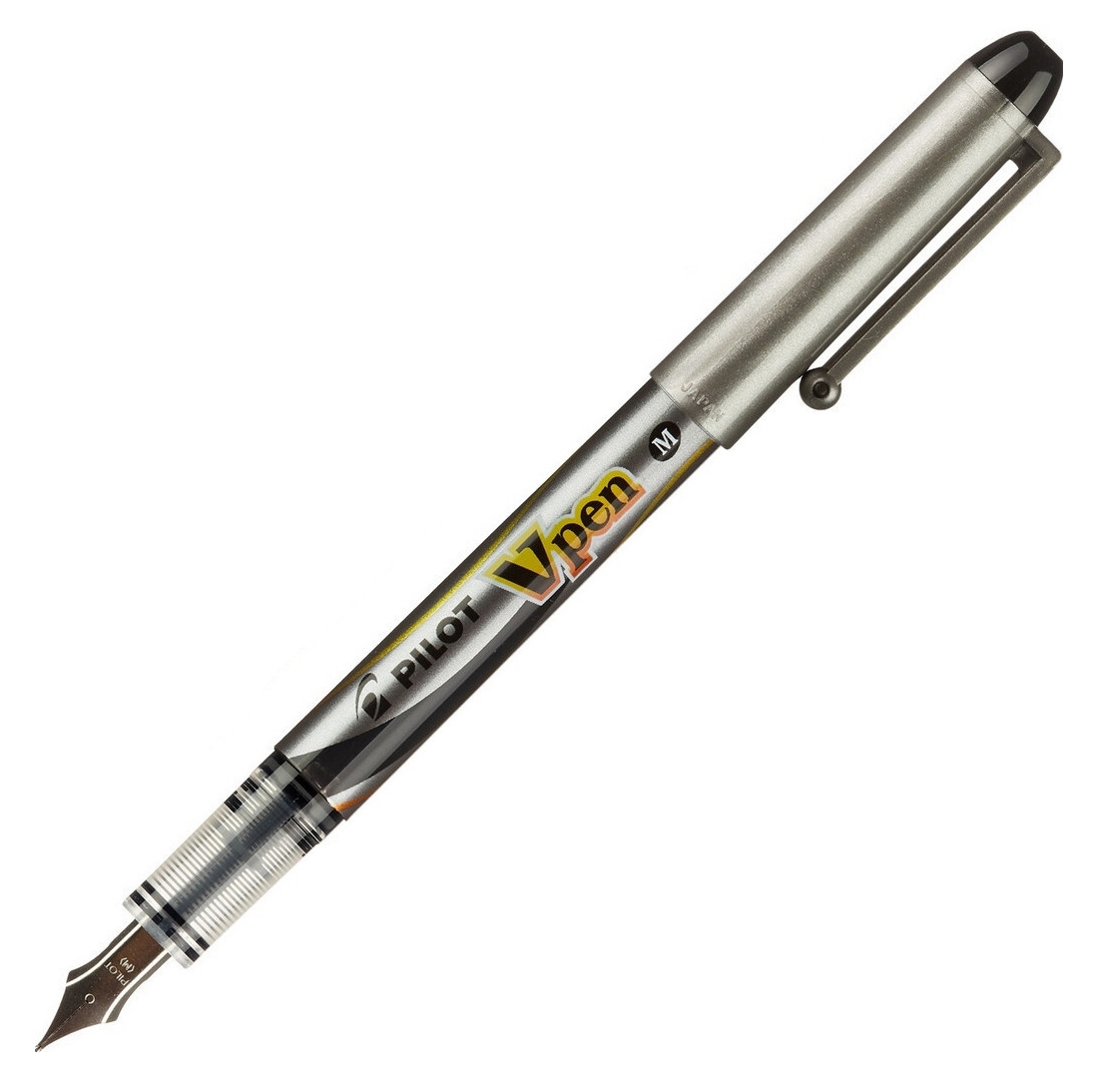 Ручка перьевая PILOT V-Pen Silver черная 0,7мм - 232 руб.