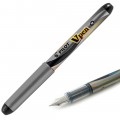 Ручка перьевая PILOT V-Pen Silver черная 0,7мм 8