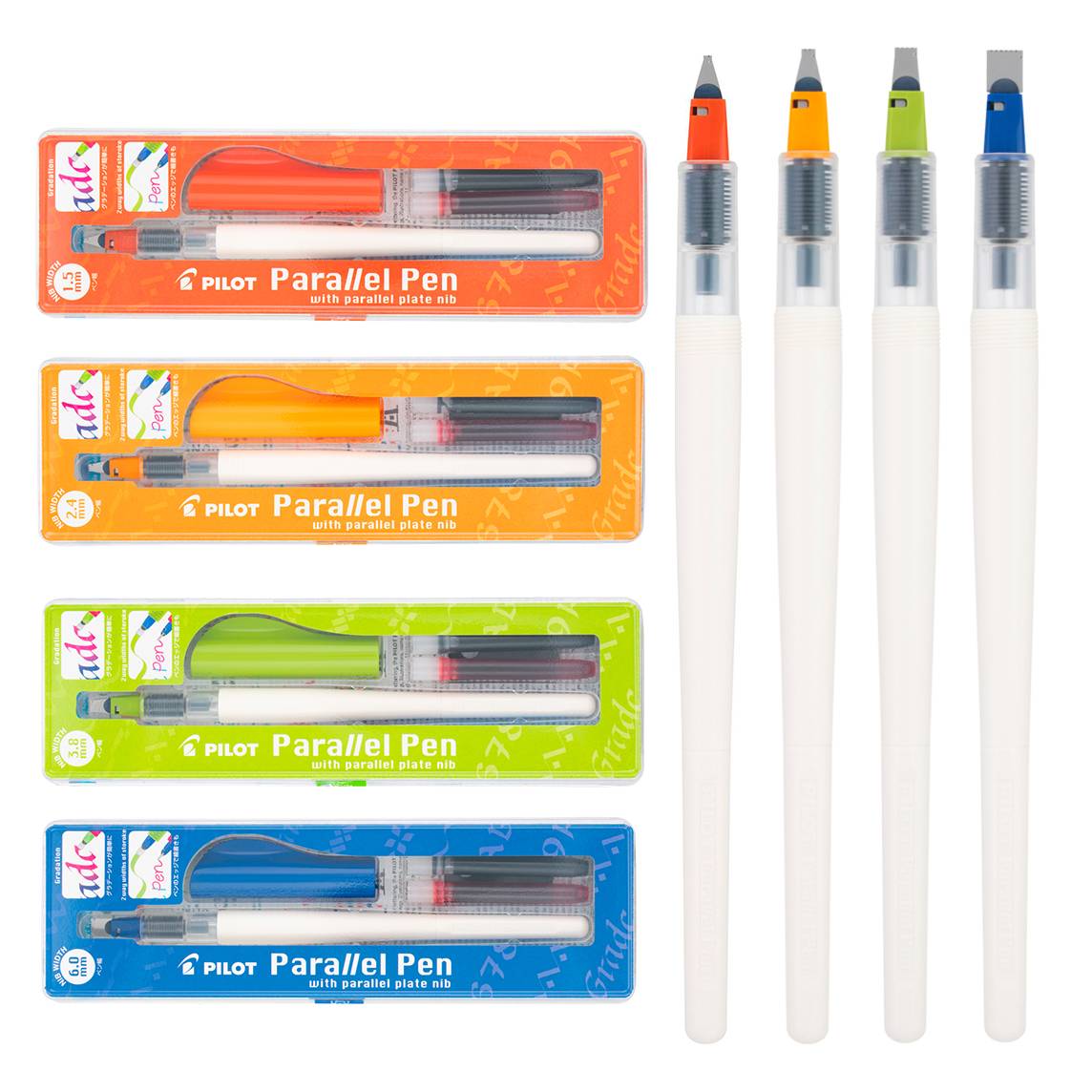 Набор каллиграфических перьев PILOT Parallel Pen Set (4 пера) - 2 908 руб.