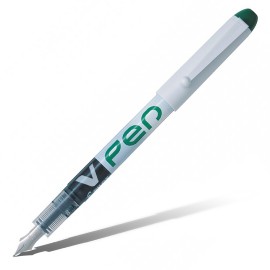 Ручка перьевая PILOT V-Pen White зеленая 0,7мм