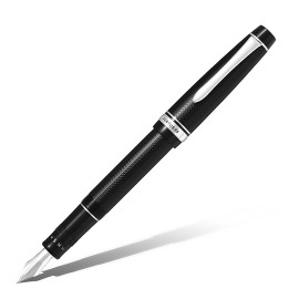 Ручка перьевая PILOT Justus 95 черный корпус с родиевым покрытием перо M