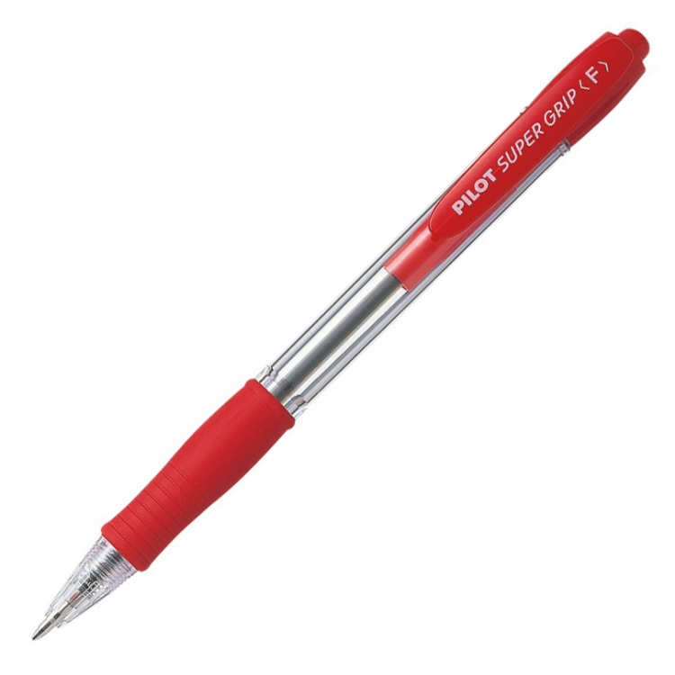 Ручка шариковая PILOT Super Grip красная 0,7мм