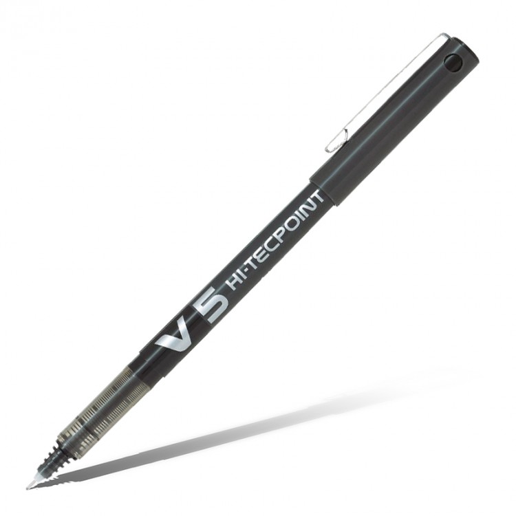 Ручка роллер Pilot Hi-Tecpoint V5 черная 0,5мм