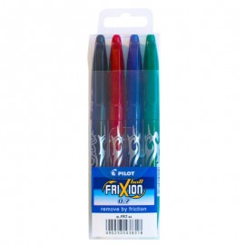 Набор гелевых ручек PILOT Frixion Ball 4 цвета (синий, черный, красный, зеленый) 0,7мм