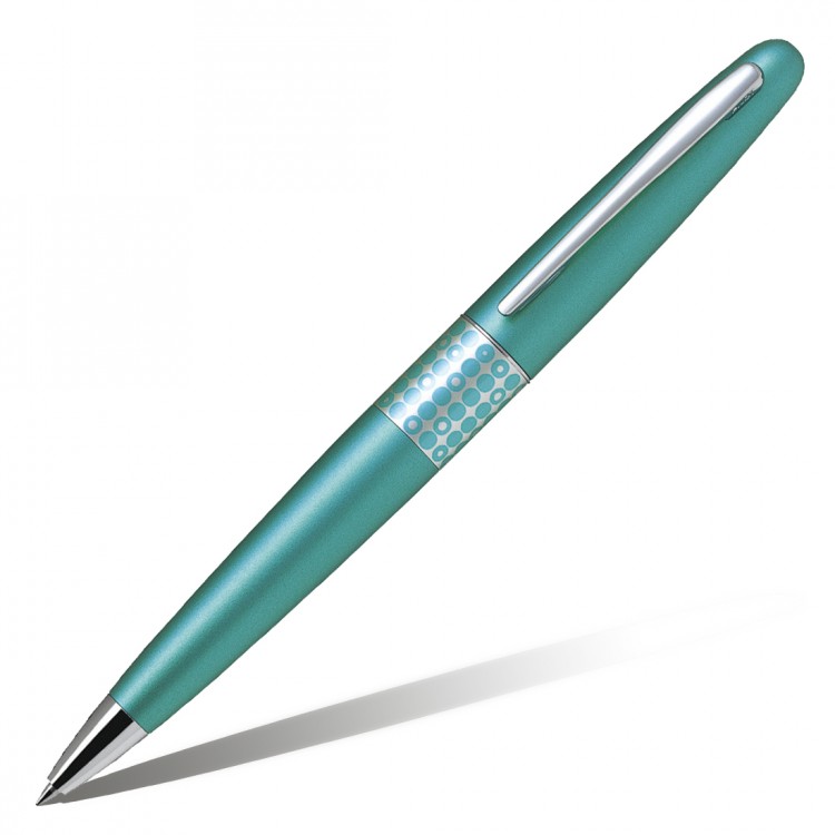 Ручка шариковая PILOT MR Retro Pop светло-голубой металлик 1мм