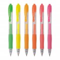 Ручка гелевая PILOT G2 Neon розовая 0,7мм 5