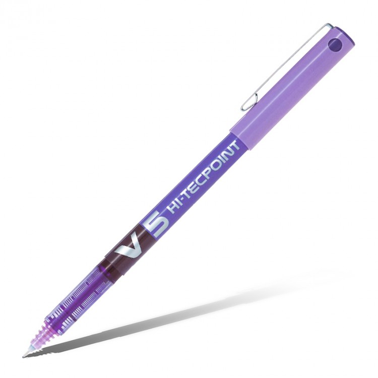 Ручка роллер Pilot Hi-Tecpoint V5 фиолетовая 0,5мм