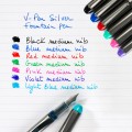 Ручка перьевая PILOT V-Pen Silver синяя 0,7мм 8