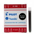 Картриджи для перьевой ручки PILOT IC-100 черные 12шт. 1