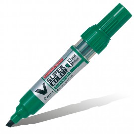 Маркер перманентный PILOT V-Super Color 2-6мм клиновидный зеленый