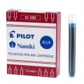 Картриджи для перьевой ручки PILOT IC-100 синие 12шт. 4