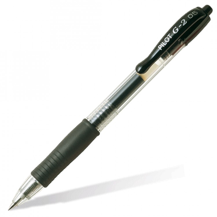 Ручка для ЕГЭ гелевая Pilot G2 черная 0,5мм