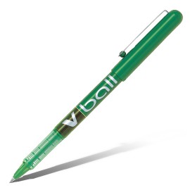 Ручка роллер PILOT V-Ball зеленая 0,5мм