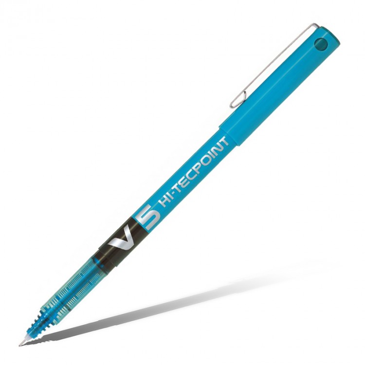 Ручка роллер PILOT Hi-Tecpoint V5 голубая 0,5мм