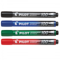 Набор маркеров перманентных PILOT SCA-100 1мм овальные 4 цвета 3