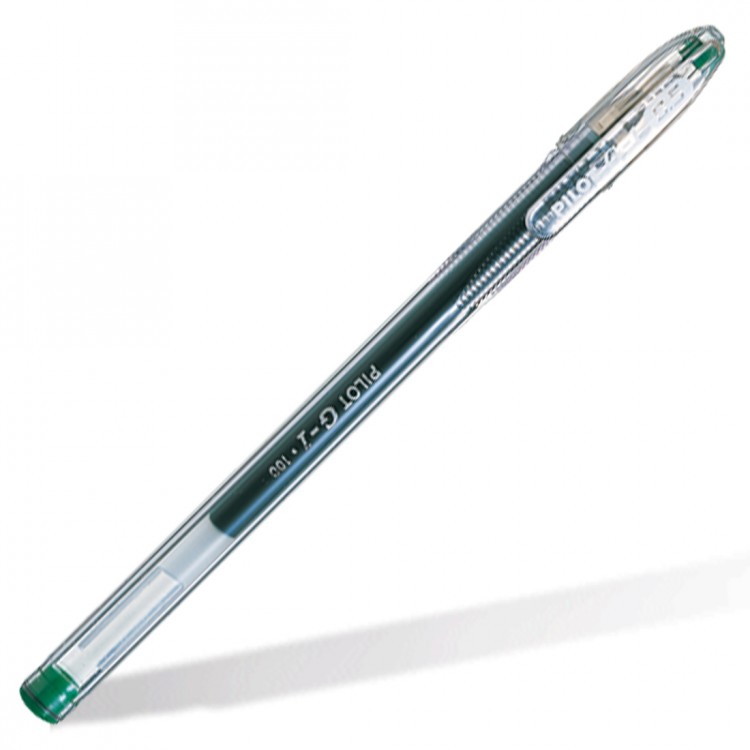 Ручка гелевая Pilot G1 зеленая 0,5мм
