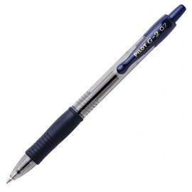 Ручка гелевая PILOT G2 темно-синяя 0,7мм