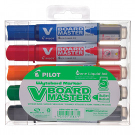 Набор маркеров для доски PILOT V-Board Master 5 цветов