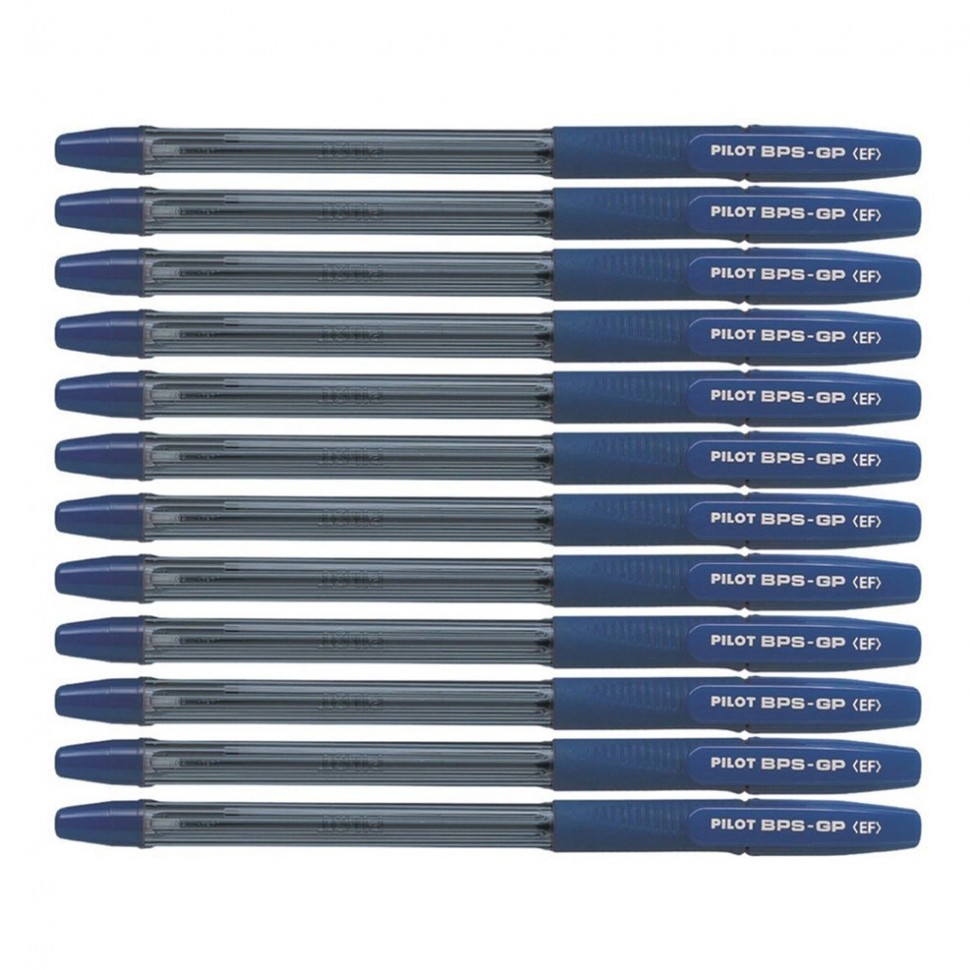 GOODS Ручка шариковая PILOT BPS-GP-EF синяя 0,5мм 12 штук - 1 260 руб.