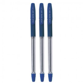 Ручка шариковая PILOT BPS-GP-F синяя 0,7мм 3 штуки PPS