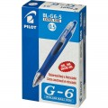 Ручка гелевая Pilot G6 синяя 0,5мм 3