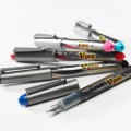 GOODS Ручка перьевая PILOT V-Pen Silver синяя 0,7мм 8