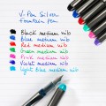 GOODS Ручка перьевая PILOT V-Pen Silver черная 0,7мм 4