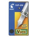 GOODS Ручка перьевая PILOT V-Pen Silver черная 0,7мм 10
