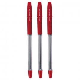 Ручка шариковая PILOT BPS-GP-F красная 0,7мм 3 штуки PPS