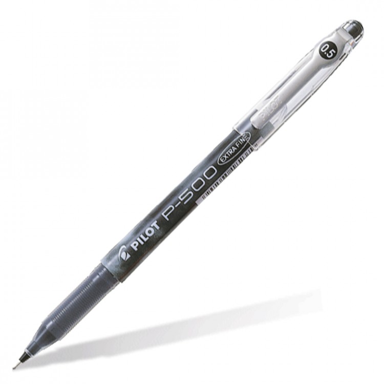 Ручка гелевая Pilot P-500 черная 0,5мм