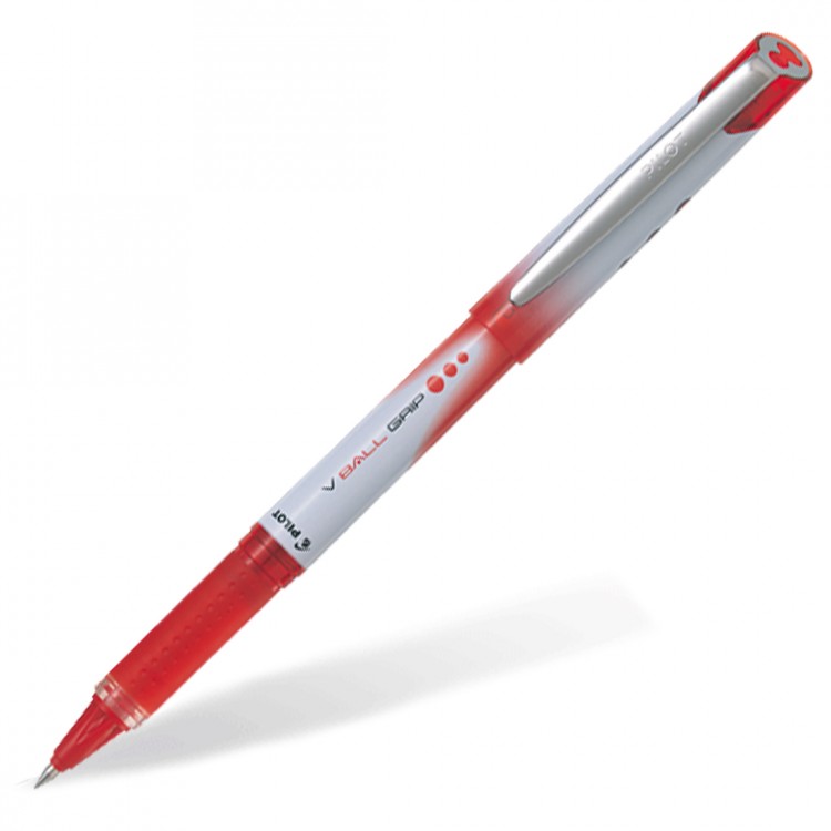 Ручка роллер Pilot V-Ball Grip красная 0,5мм
