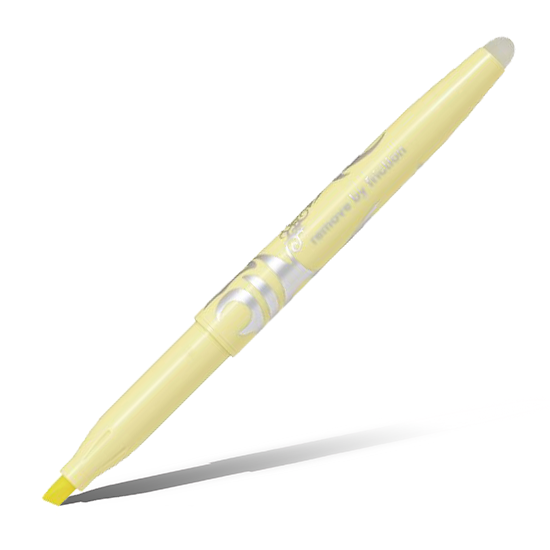 Текстовыделитель PILOT FriXion Light Soft 1-3мм желтый пастельный