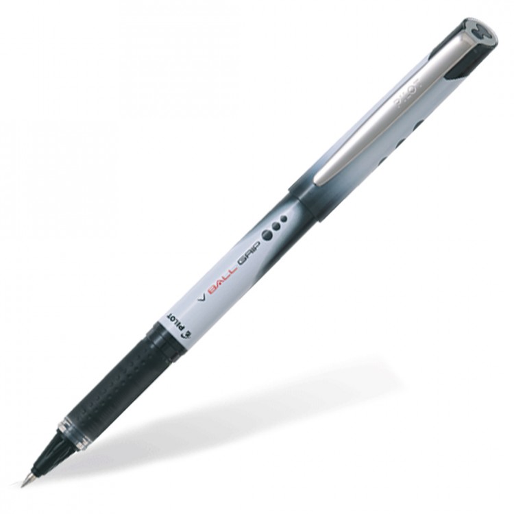 Ручка роллер Pilot V-Ball Grip черная 0,5мм