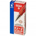Ручка гелевая Pilot G1 Grip красная 0,5мм 3