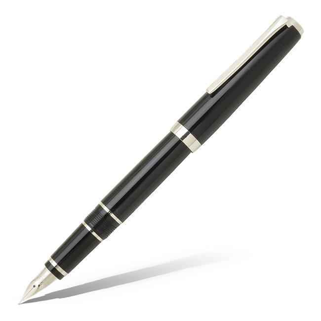 Ручка перьевая PILOT Falcon Metal Black черный корпус перо EF