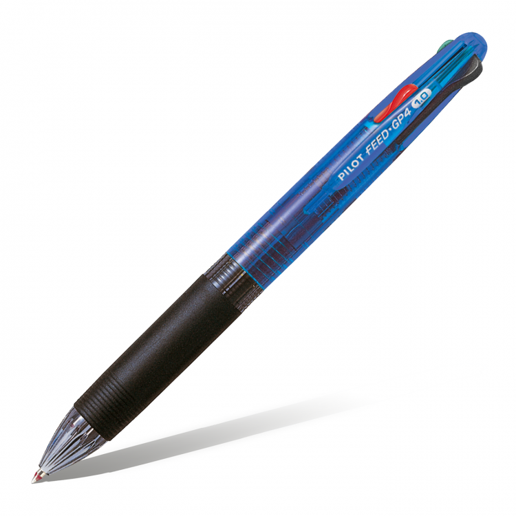 Ручка шариковая PILOT Feed GP4 4-х цветная автоматическая 1мм