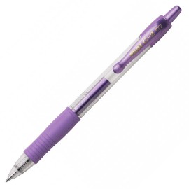 Ручка гелевая PILOT G2 Metal фиолетовая 0,7мм