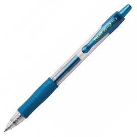 Ручка гелевая PILOT G2 Metal синяя 0,7мм