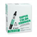 Маркер перманентный PILOT Super Color SCA 6600 3-10мм клиновидный черный 3